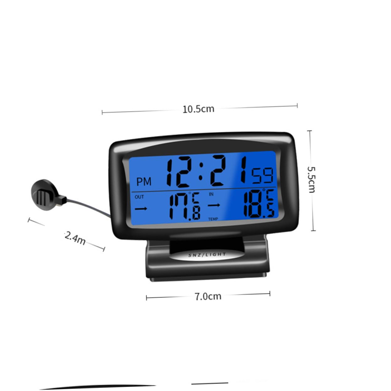 SUPVOX 2 Uds Decoraciones Luminosas para Salpicadero De Coche Mecánico Suministros para Coche Tablero Reloj Decorar Accesorios para Automóvil