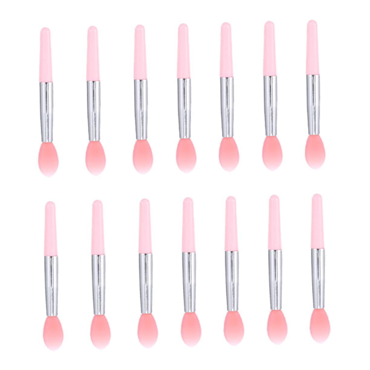 WOFASHPURET 1Set Silicone Lip Brush Applicator for Lipstick Lip Mask Transparent Handles for Womens Makeup Routine Fashion Enthusiasts