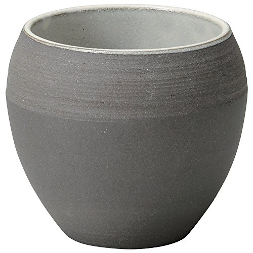 Yamashita Kogei vaso Rock Glass blanco 9x8.2 cm
