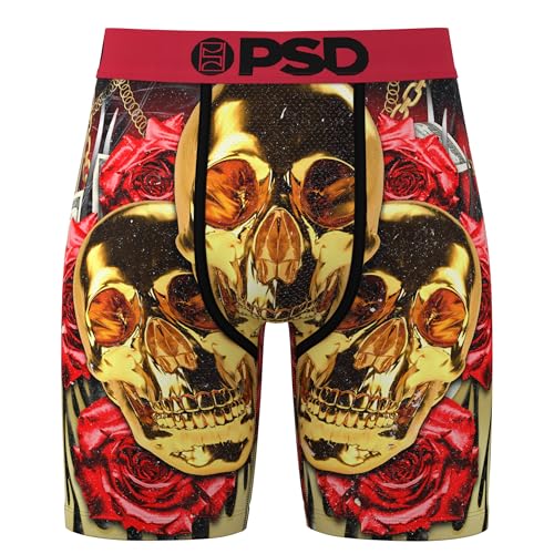 PSD Men's Gold Heads Boxer Briefs, Multi, S2