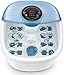 Produktbild Fußbad Massagegerät Elektrisch mit Temperaturregelung Pediküre Wärmeblasen Vibration 3 in 1, 16 Massagerollen Soaker Digitale Badewanne, Damit Sie Sine Bequeme Fußmassage zu Hause Genießen Können