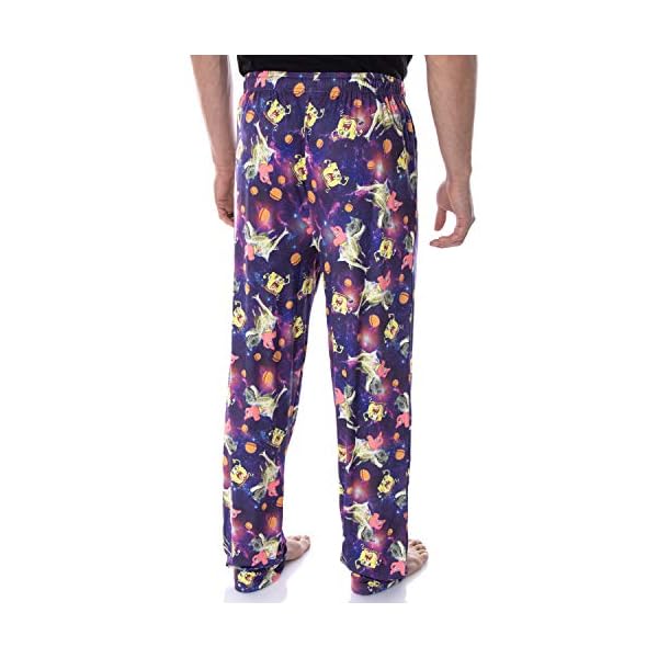 Spongebob Squarepants Men's Space Chase Adult Lounge Sleep Pajama Pants (Medium) - Image 3