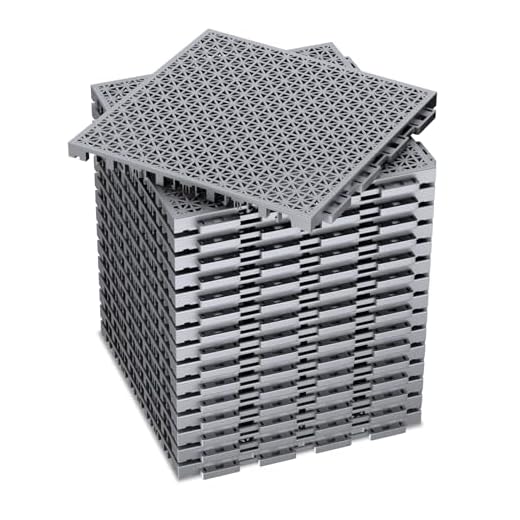 Modular Interlocking Floor Tiles