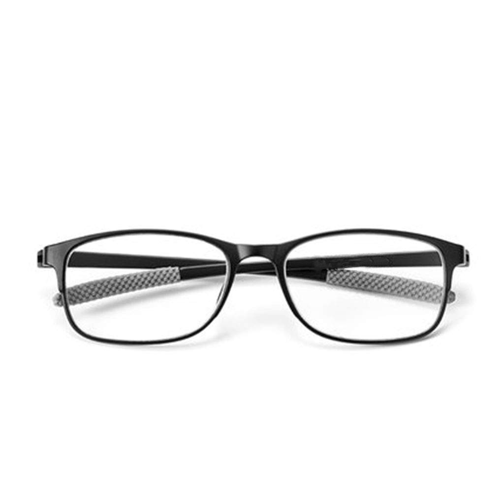Okulary do czytania filtr światła niebieskiego okulary komputerowe do blokowania bólu głowy okulary przeciw zmęczeniu oczu, stylowe czytniki męskie/damskie (Color : Brown, Size : 3.5)