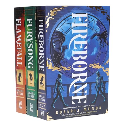 The Aurelian Cycle Trilogy by Rosaria Munda 3 Books Collection Set (Fireborne, Flamefall &amp; Furysong)
