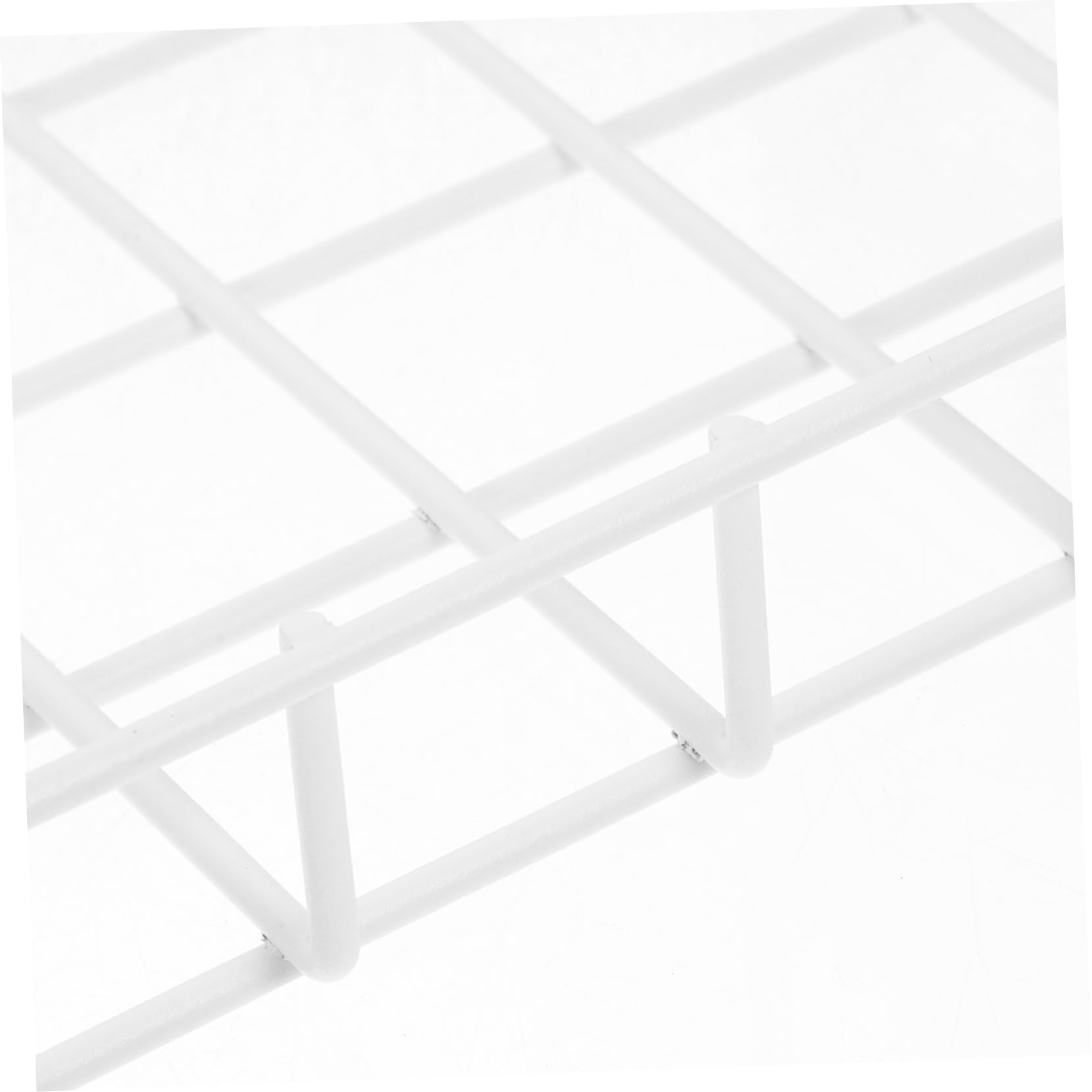 NUOBESTY Organizzatore di Cavi da Scrivania senza Trapano in Ferro Bianco Grande Capacità per Ufficio e Setup Gaming Design Moderno Minimalista