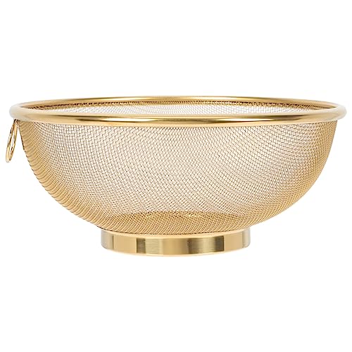 Ciieeo Stainless Steel Fine Mesh Oil Filter Strainer 7.87In Colander for Kitchen Cooking Slag Separator Dishwasher Safe