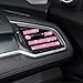AUKEPO 10 PCS Most Car Air Vent Outlet Trim,Bling, Rhinestone Air Conditioner Decoration Strip, Universal Bendable,Interior Accessories (Pink)