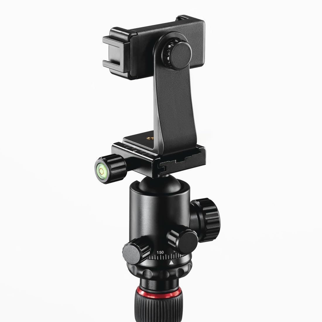 Hama Trépied Appareil Photo 2 en 1 Ramble II Duo (Plaque de Montage Rapide pour Portable, Ultraléger en Carbone, Macrophoto, Monopod ou Tripode, Max. 160 cm, tête sphérique rotative, Sac) Noir