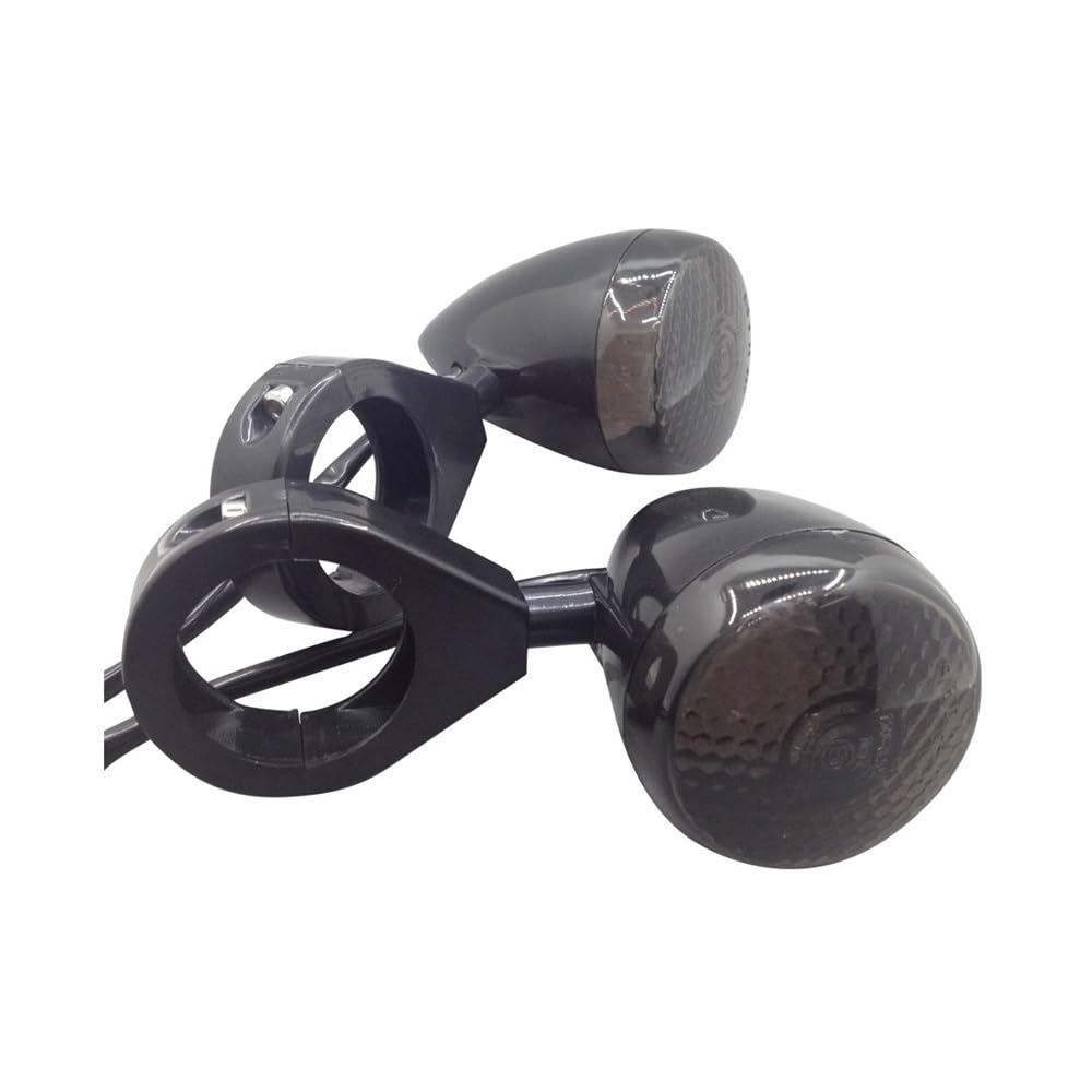 Motocletta Scooter Indicatore di Direzione Luce Indicatore di direzione a LED per motocicletta Morsetto per lampeggiatori per motocicletta Indicatore anteriore posteriore per Ha&rley Davidson