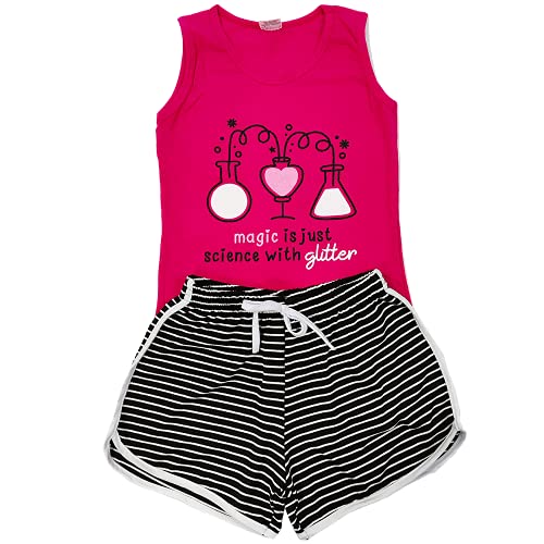 KIT 5 Conjuntos Regata Infantil Menina de 1 a 8 anos Tamanho:2