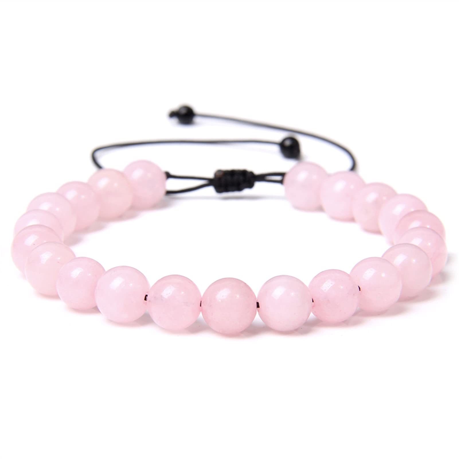 Braccialetti naturali naturali di lapislazzuli Phoenix Bracciale treccia regolabile da uomo per donna Bracciale con perline intrecciate con perline di pietra energetica lucida (Colore metallo: aren