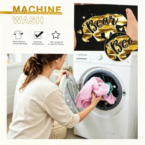 Image of Gold Heat Transfer Vinyl Metallic Gold Iron HTV Iron on Vinyl for T-Shirts | Metallic Gold