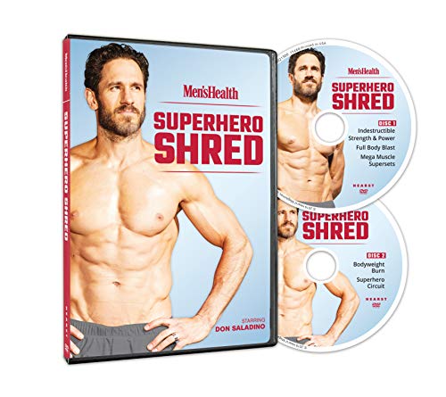 Men's Health Superhero Shred: Starring Celebrity Trainer Don Saladino - 2 DVDs Packed with Full Body Workouts