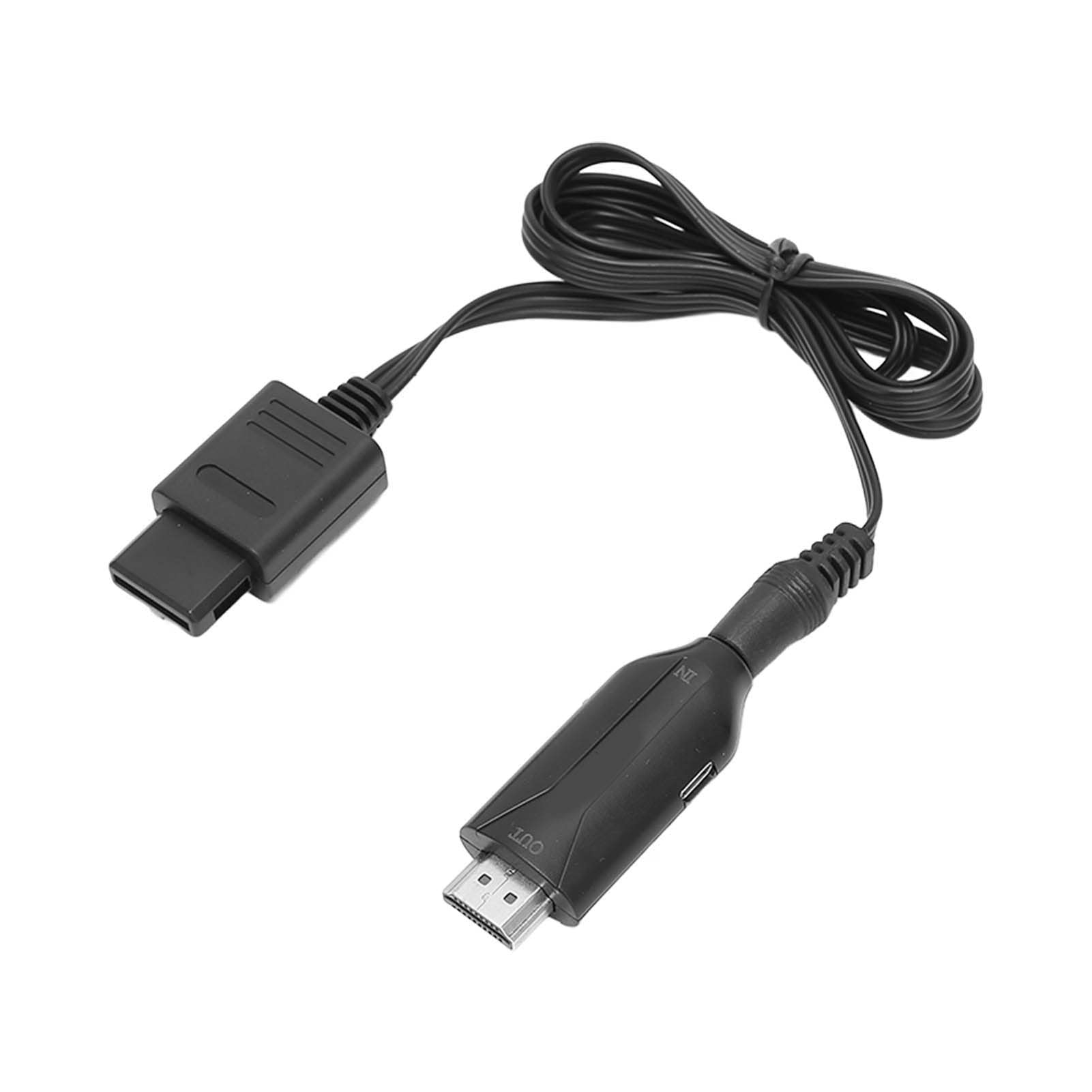 Generic Cavo Adattatore Interfaccia Multimediale HD per Convertitore Video HD Plug and Play N64 con Cavo di Alimentazione per Far Rivivere Vecchi Giochi su TV o Monitor