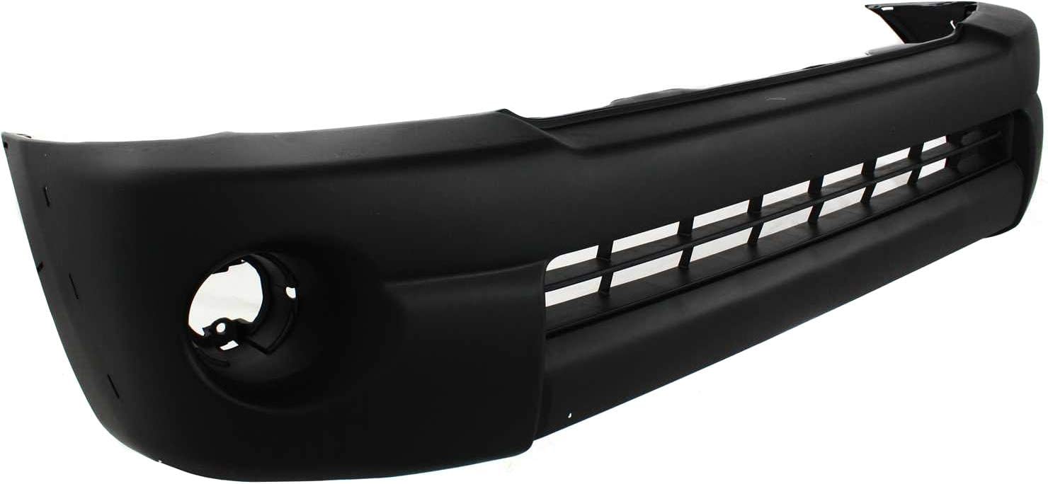 Garage-Pro Front Bumper Cover For Toyota Tacoma 2005-2011, Front Bumper Replacement, Textured, 2.7L Eng, 4.0L Eng, Pre Runner RWD, 4WD, w/Extension Holes, Without Spoiler Holes, CAPA
