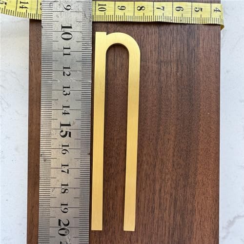 GerRiT 0-9 A-Z 真鍮 壁文字 数字 組み合わせ ホームデコレーション ドア番号 赤ちゃんの名前 DIY ホテル装飾 (n)