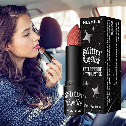 Rossetto glitterato a lunga tenuta | Balsamo per