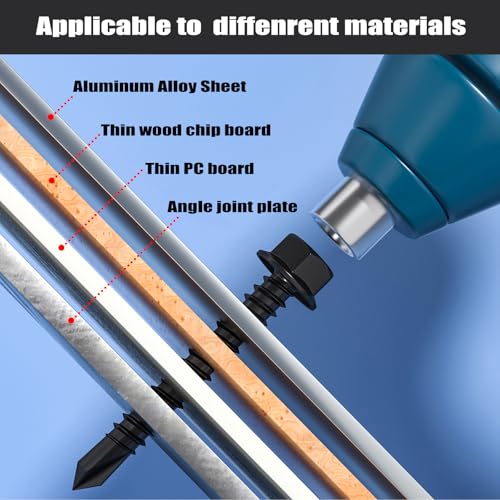 Vgbuy VG01609 150Pcs Self Drilling Screws Assortment Kit thumb #5