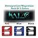 Katzco Precision Demagnetizer-Magnetizer - Pack of 3 Colors - Black, Red, Blue - for Screwdrivers, Small Tools, Small, Big Screws, Drills, Drill Bits, Sockets, Nuts, Bolts, Nails, Construction Tools