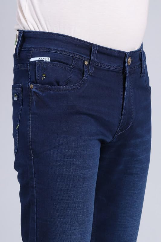 Image of LARA Men's Regular Fit Denim Jeans | Durable Fabric | 2534