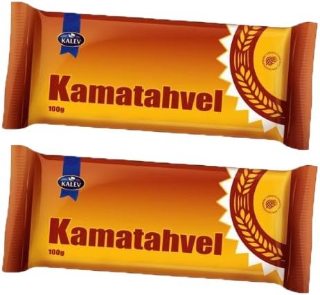 Kama Chocolate Bar (Special Estonian National Sweet) from Kalev [Pack of 2]