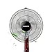 Air-conditioning fan-Jack Elektrische Standventilator Ventilator Lüfter/Bodenventilator Große Luftvolumen Desktop Haushalt Elektrische Ventilator Zeitventilatoren Schwarz Und Rot Kombination