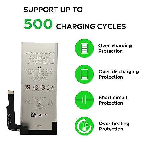 GREEN FUSION Compatible with Google Pixel 5A 5G Battery Replacement (Not for 4G) G27FU Battery (New Upgraded) with Installation Instruction & Repair Toolkit G1F8F, G4S1M
