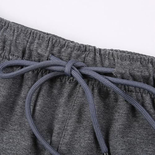 Shorts de algodón para hombre con bolsillos y cintura elástica miniatura 3