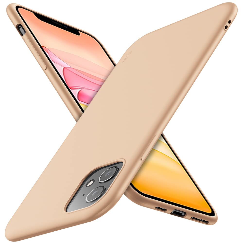 iPhone 11 Case Slim Fit Soft TPU Matte Surface Ultra Thin Phone Case Lightweight Full Protective Back Cover for Women Compatible Apple iPhone 11 6.1" (2019 Release)