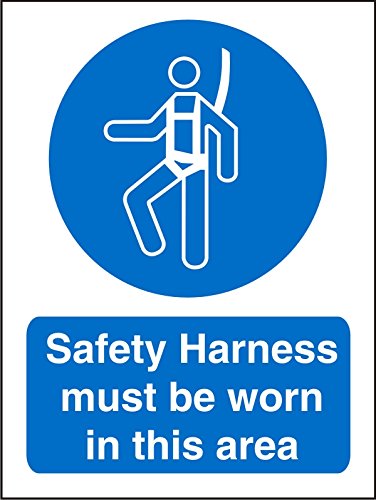 Buy Seco Safety Harness Must Be Worn In This Area Sign, 200mm x 300mm ...