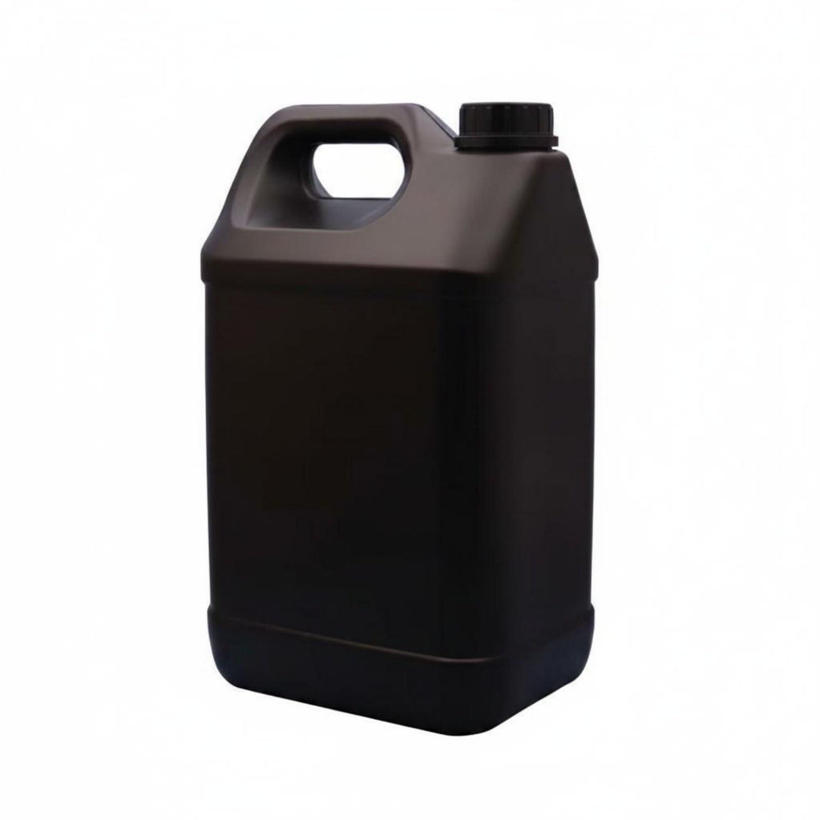 High Temperature Resistant Plastic Engine Oil Container Leak Proof Rectangular Jerry Can Heavy Duty HDPE Utility Jug Large Capacity for Garage, Workshop, Black, 42MM Black Flat Cap-picture-31