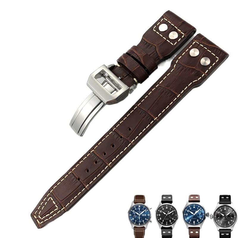 Bracelet de montre en cuir italien 21mm pour votre style quotidien