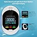 4-in-1 Carbon Monoxide Detectors,Plug in Combustible Gas Detector,Natural Gas & Co Gas Alarm Detectors with Temperature Humidity Display,Clear LCD Screen Sound Light Dual Alarm for Home RV Travel