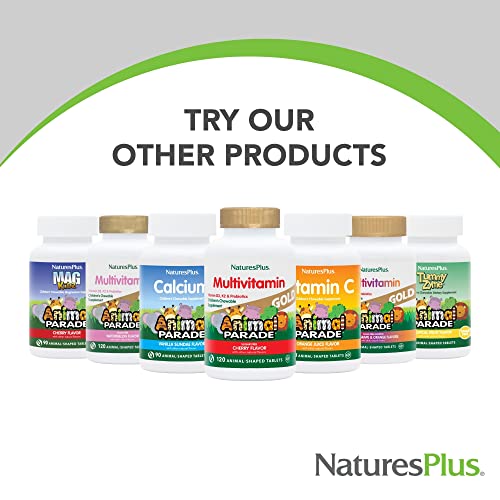 Naturesplus Animal Parade Magkidz, Cherry Flavor - 0.38 Lb - Children's Magnesium Powder Supplement - Bone & Muscle Health Support - Gluten Free, Sugar Free - 45 Servings #TOP4