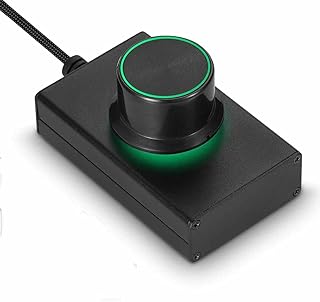 2021 New Mini USB Volume Controller for Computer Speaker One Key Mute Lossless Audio Control Knob (Color : B) (A)