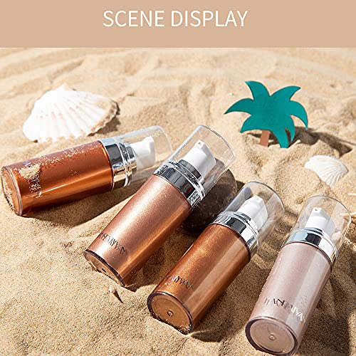 image for Go Ho Face Body Illuminator,Liquid Highlighter Makeup Drops,Moisturizi