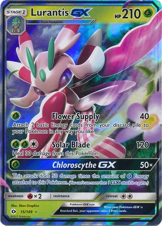 taru様 Lurantis GX 15/149 Ultra rzadka karta Pokemon (zestaw bazowy
