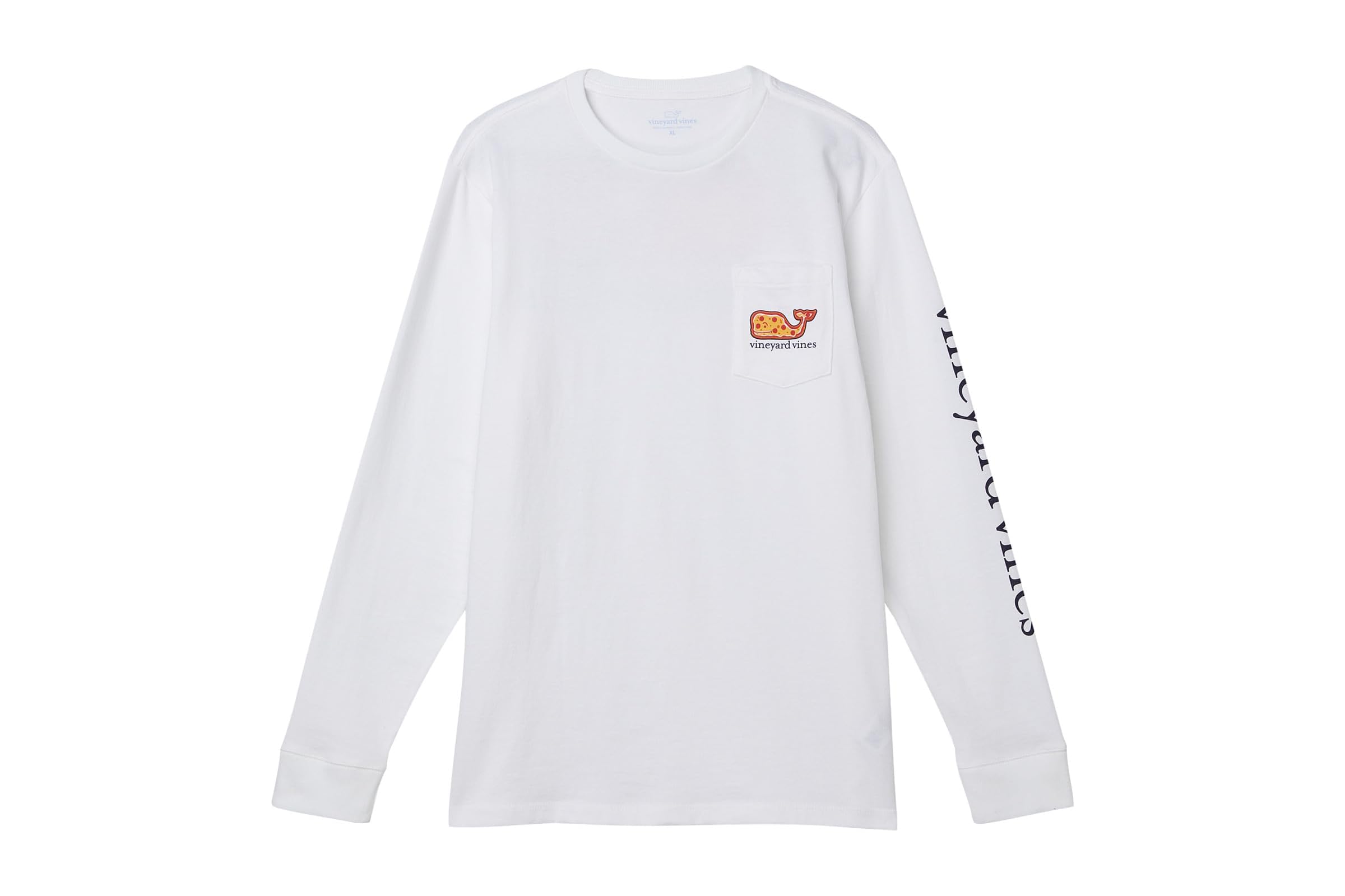Мужская рубашка Vineyard Vines Kids Game Day Long-Sleeve Pocket Tee (Toddler/Little Kid/Big Kid)