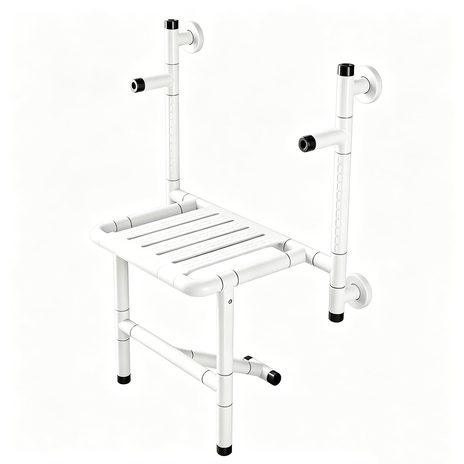 XQKXHZ Folding Shower Stool,Foldable Wall Shower Bench for Seniors