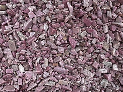 Image of GAF TREASURES 2 oz Lot Natural Semi Tumbled Gemstone Chips, Crushed Mini Crystals, Undrilled Crystal Chips (Pink Opal)