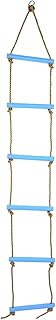Children Climbing Ladder, Rope Ladder Premium Rope Ladder Rope Ladder for Children Safe Rope Ladder Garden Games with 6 Rungs Length 2m, Loadable Up to 150kg, Indoor and Outdoor