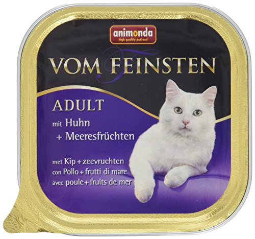 animonda vom Feinsten Katzenfutter nass mit Pute in Tomatensauce (32 x 100g), getreidefreies Katzenfutter nass ohne Zucker, mit frischen, fleischigen Zutaten