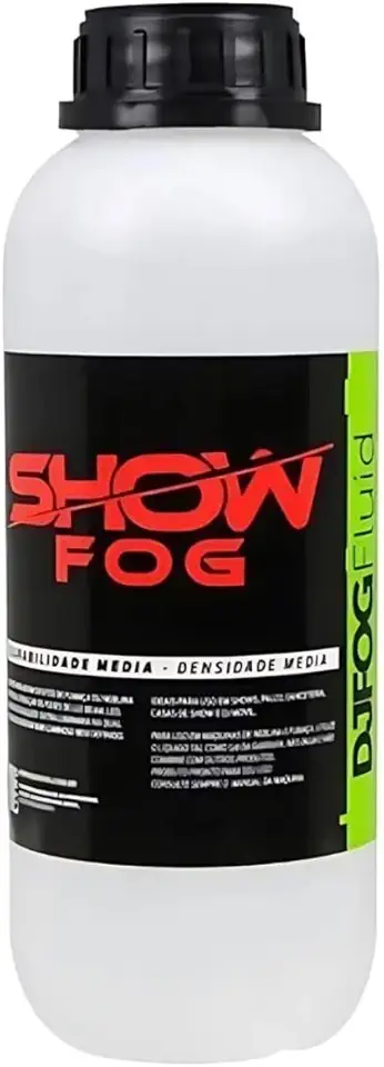 Fluido para máquina de neblina, fórmula líquida interna para festas e eventos, fumaça de alta densidade, 1 litro