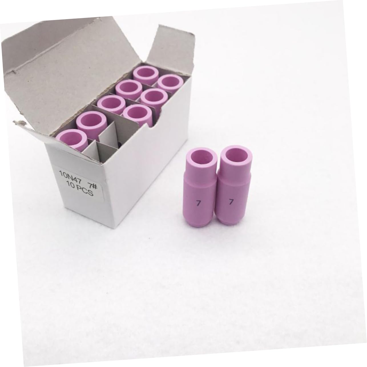 Yardenfun 10pcs Argon Arc Welding Parts Nozzle Argon Arc Welding Accessories Welding Torch Accssories