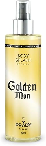 Prady - Body Splash Golden Man - Homme - 250ml - Luxe et Fraîcheur