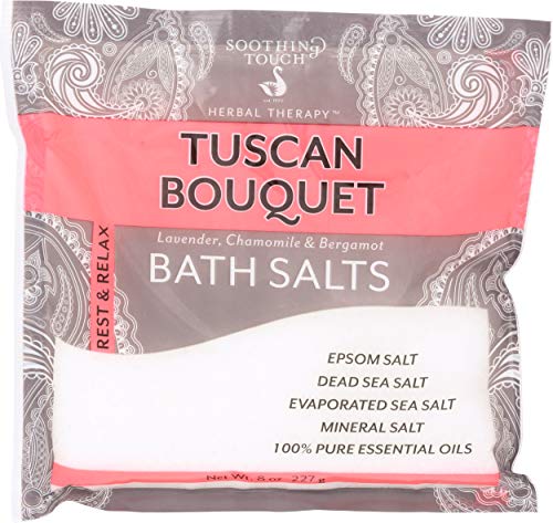 Soothing Touch Tuscan Bouquet Bath Salts Pouch, Floral, 8 Oz #TOP14