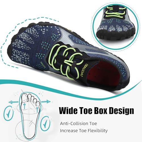 Image of SAGUARO Womens Mens Barefoot Shoes Minimalist Trail Runner Wide Toe Box Zero Drop Outdoor Cross Training Shoe