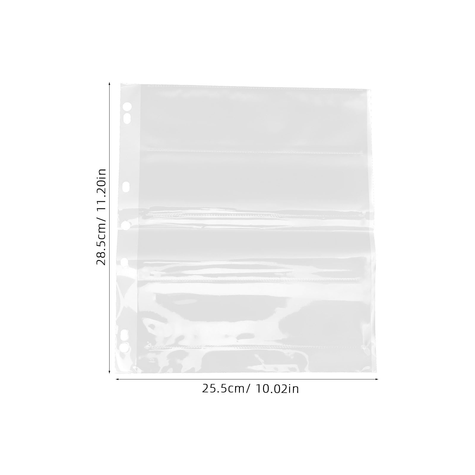 Lot de 10 Set de Set de Pochettes à Documents Robustes pour Films Négatifs et Diapositives, Design Élégant, Étanches, Faciles à Transporter, pour Archivage Photo Familial