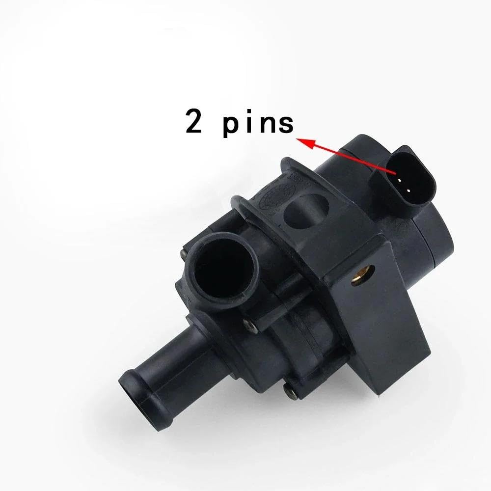 Bomba agua coche Para A4 A6 Auto Motor bomba agua auxiliar refrigerante eléctrico adicional 078121601B(WaterPump With Cable)